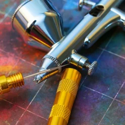 Airbrush Zubehör Glas Reinigungsstation mit Werkzeug Reinigungsdraht 5 Bürsten Reinigungsnadeln