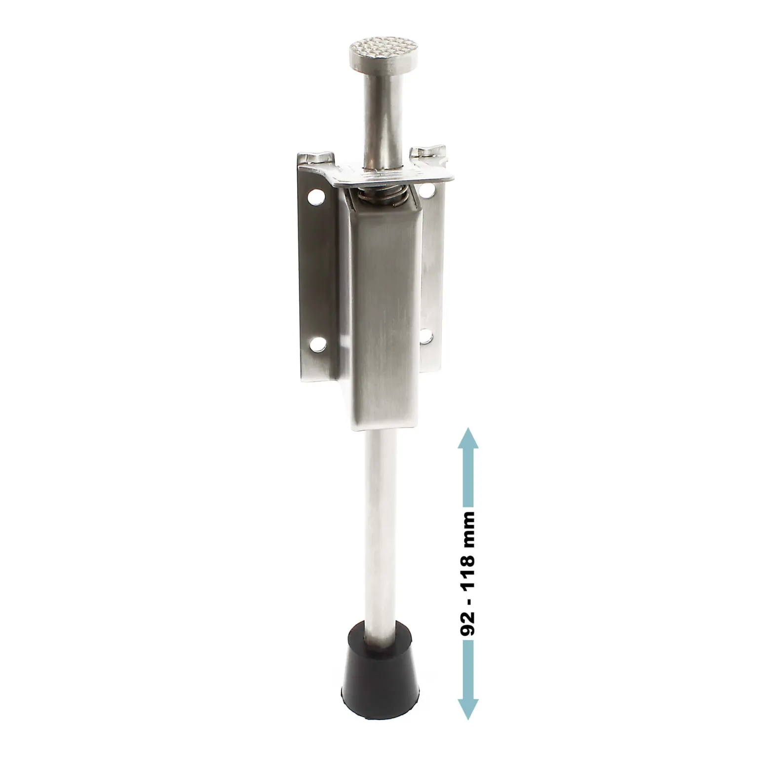 Boden-Türstopper Pedal Türstopper 93-118 mm Edelstahl Türfeststeller Türbremse