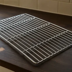 Edelstahl Grillrost eckig 60 x 40 cm rostfrei für Holzkohlegrill, Gasgrill und andere