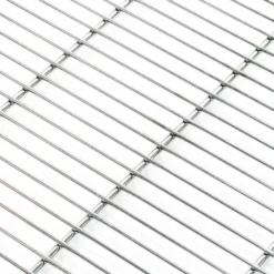 Edelstahl Grillrost eckig 60 x 40 cm rostfrei für Holzkohlegrill, Gasgrill und andere