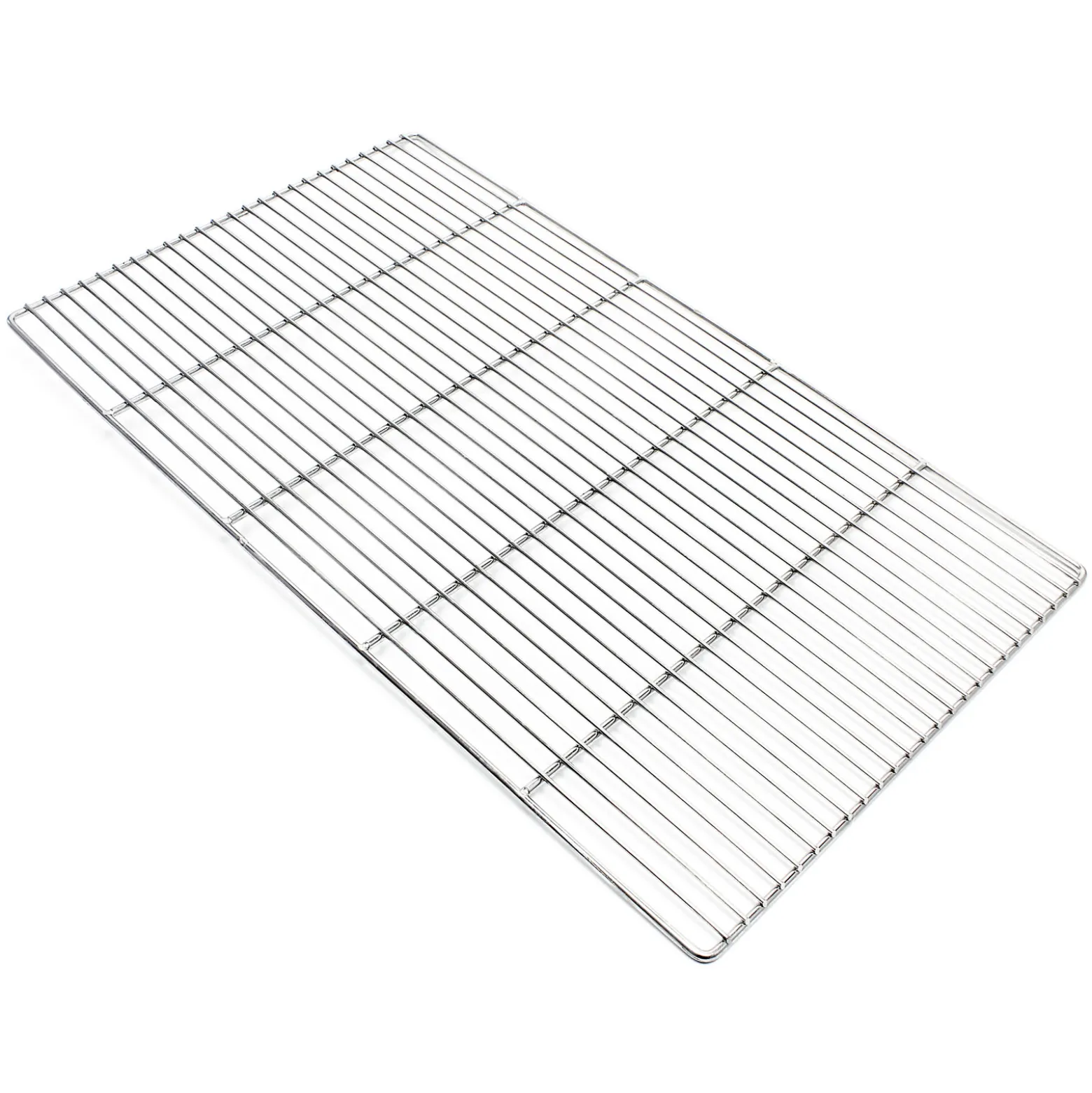 Edelstahl Grillrost eckig 67 x 40 cm rostfrei für Holzkohlegrill, Gasgrill und andere