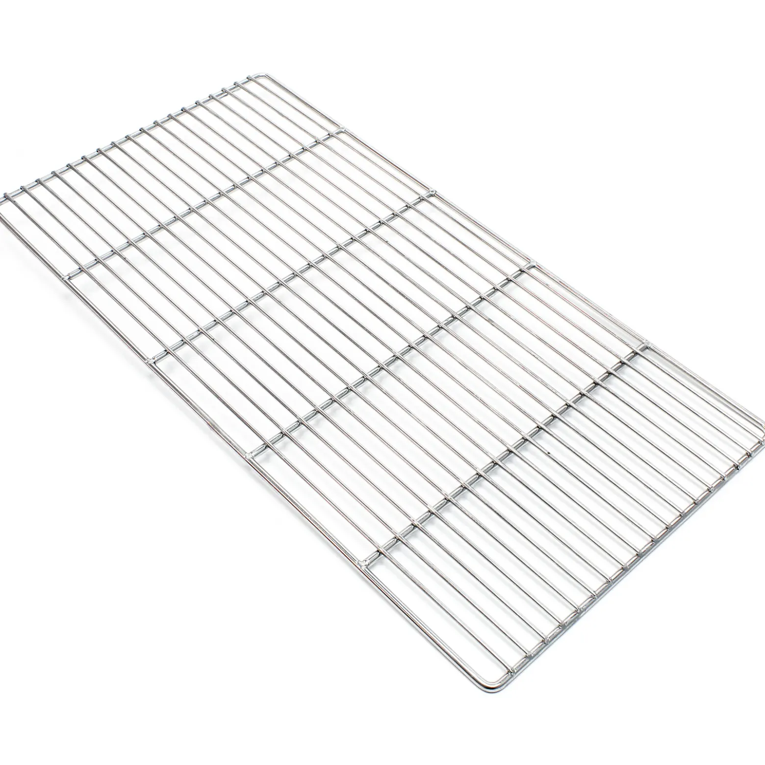 Edelstahl Grillrost eckig 58 x 30 cm rostfrei für Holzkohlegrill, Gasgrill und andere