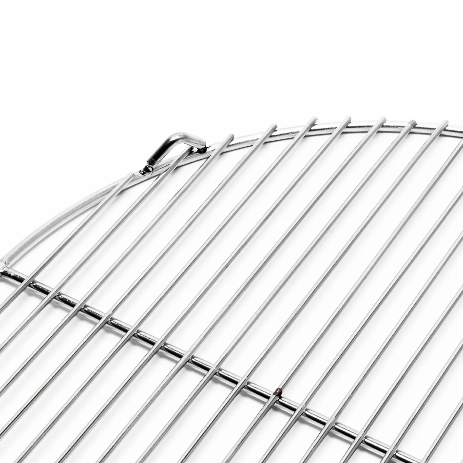 Edelstahl Grillrost rund 44,5 cm rostfrei für Holzkohlegrill, Gasgrill, Schwenkgrill