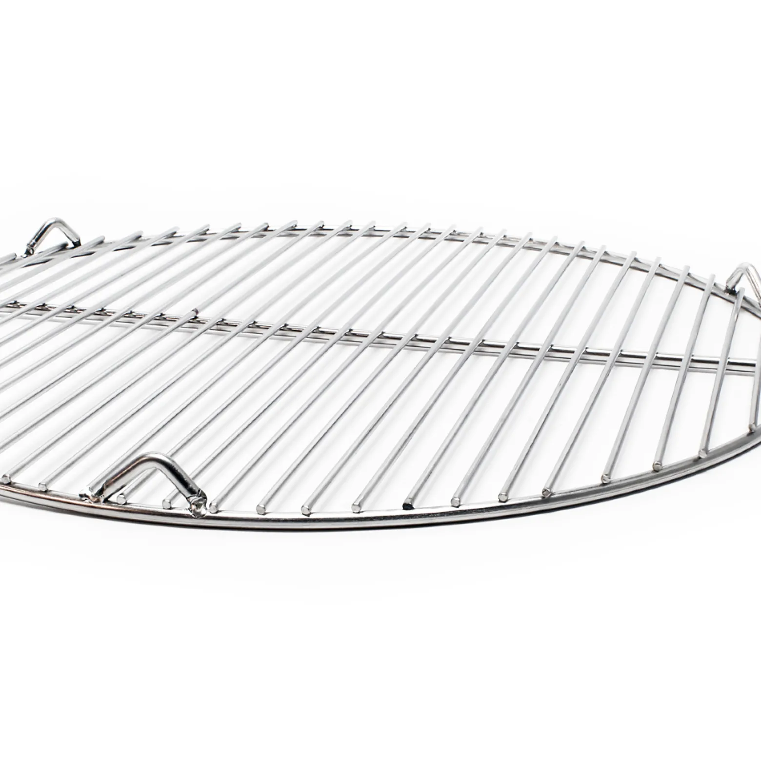 Edelstahl Grillrost rund 44,5 cm rostfrei für Holzkohlegrill, Gasgrill, Schwenkgrill