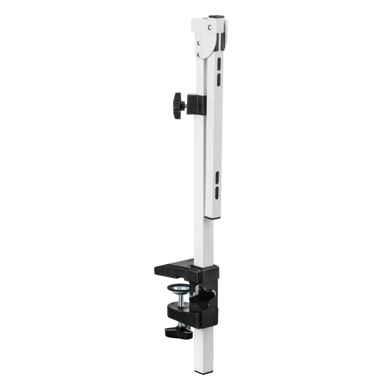 Fudajo Halterung für Schertisch Galgen, höhenverstellbar, mit Schlaufe, Schraubklemme 15-50mm, für Trimmtisch, Groomer Tisch