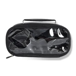 GlamSeries GlamSwitcher Pouch Taschen Inlay 270 x 130 x 110 mm, PVC-beschichtete Make Up Tasche mit transparentem Deckel