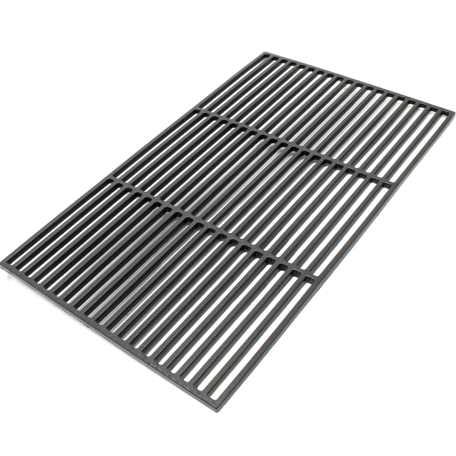 Gusseisen Grillrost eckig 60 x 40 cm massiv für Holzkohlegrill Gasgrill