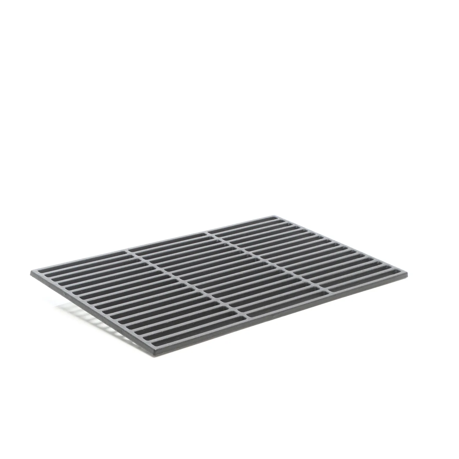 Gusseisen Grillrost eckig 60 x 40 cm massiv für Holzkohlegrill Gasgrill