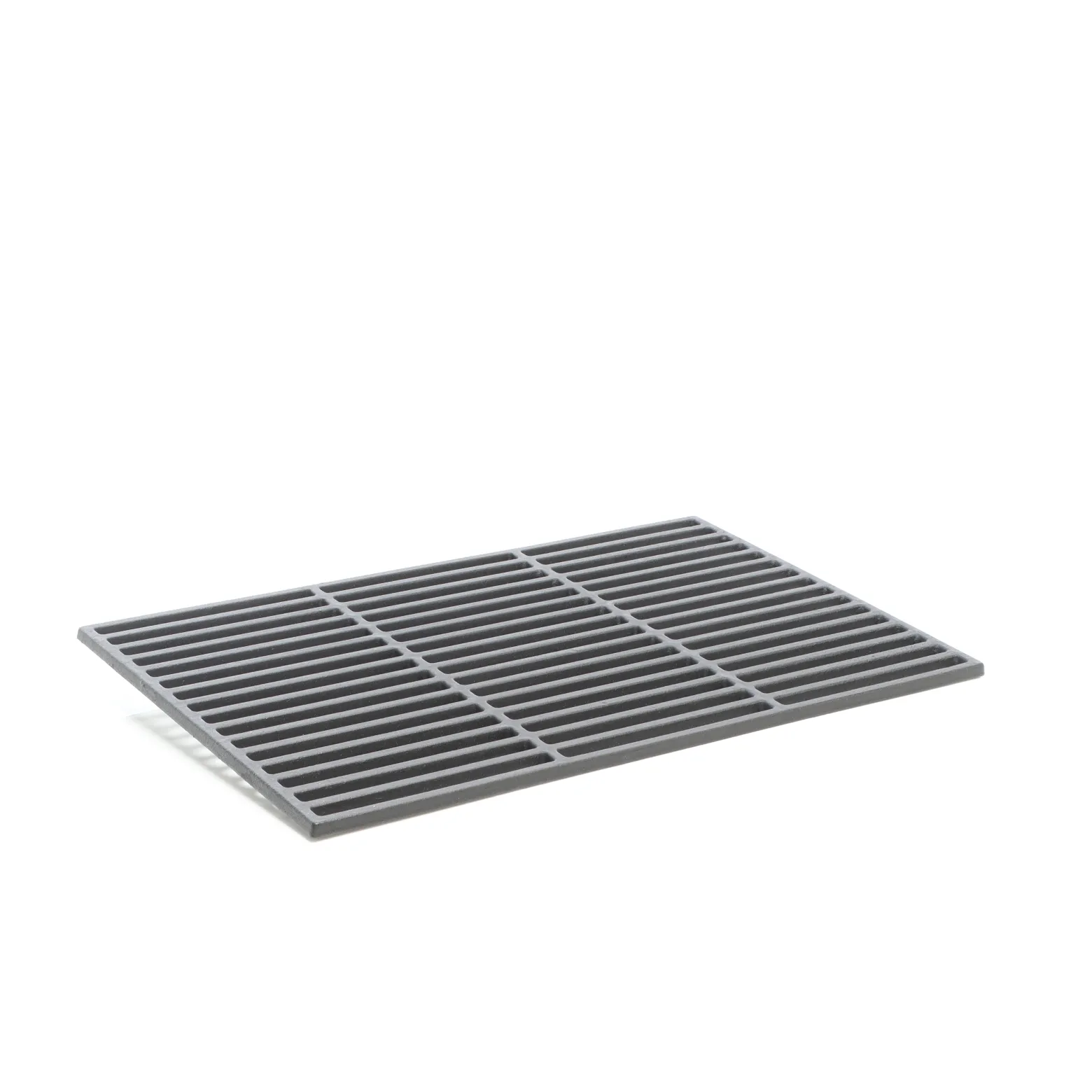 Gusseisen Grillrost eckig 54 x 34 cm massiv für Holzkohlegrill Gasgrill