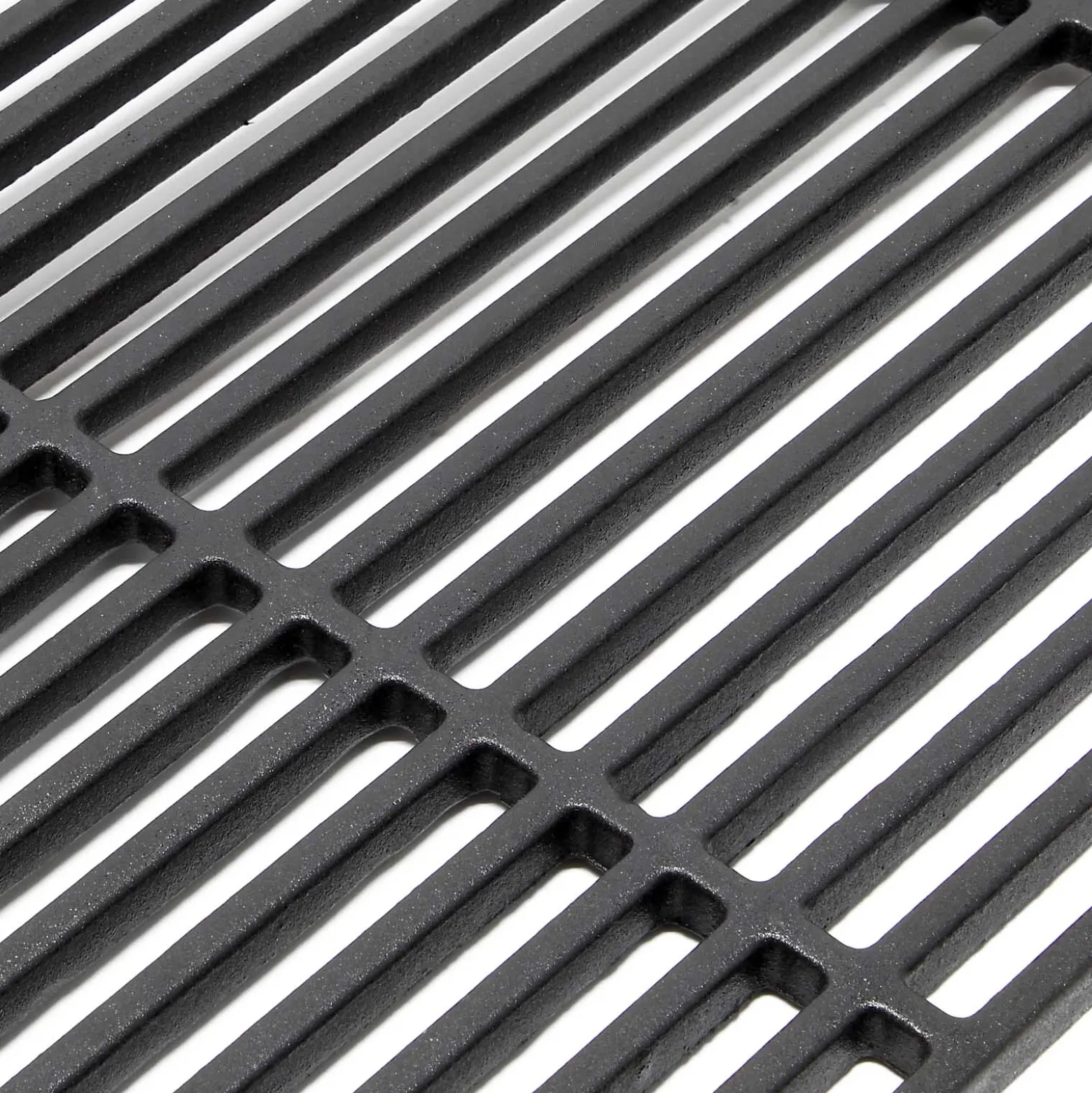 Gusseisen Grillrost eckig 45 x 35 cm massiv für Holzkohlegrill Gasgrill