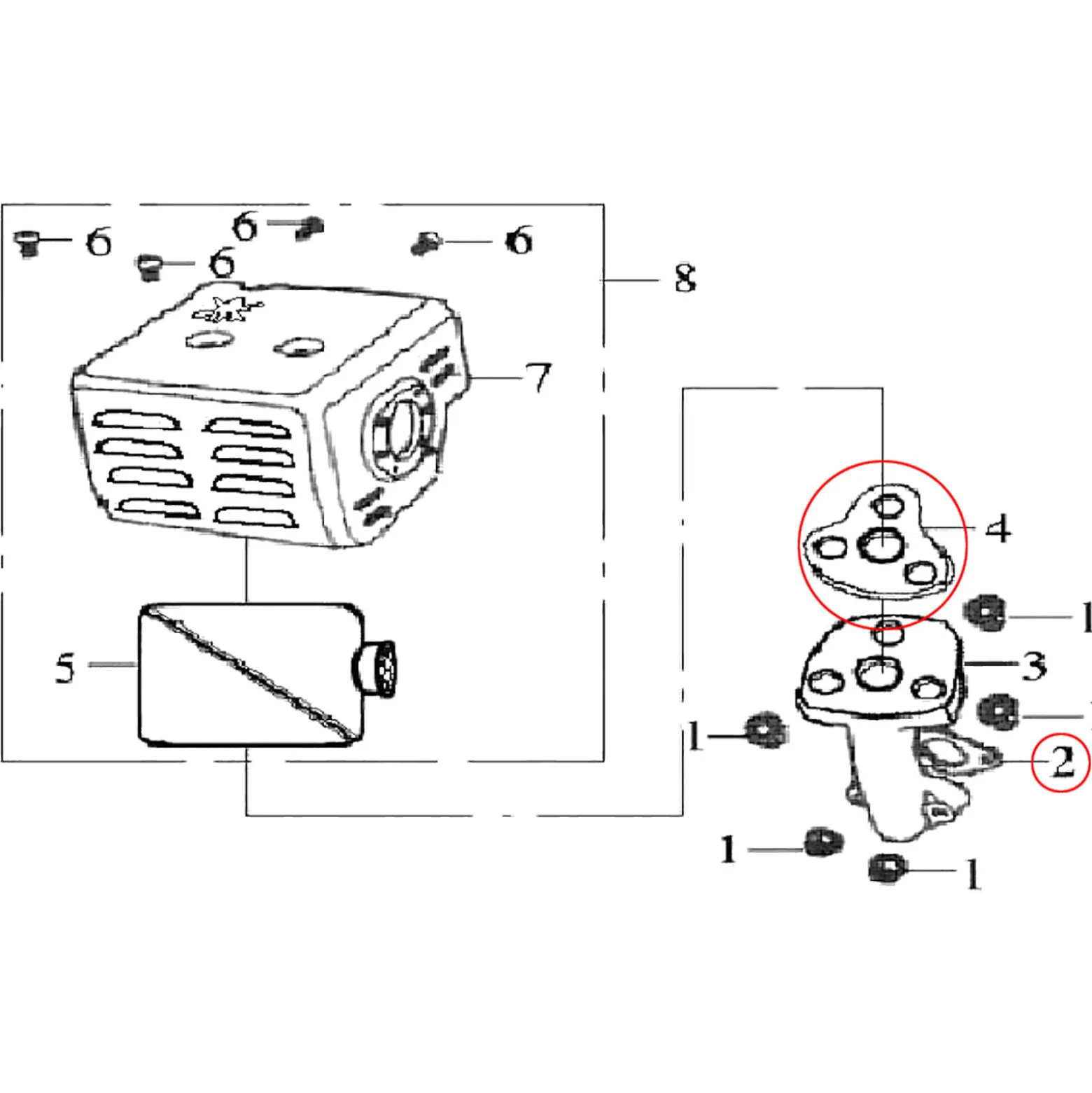 LIFAN Ersatzteil für 15 PS Benzinmotor Dichtungssatz, Ersatzteil für 12 kW Benzin Motor, Go Kart Motor E10 kompatibel