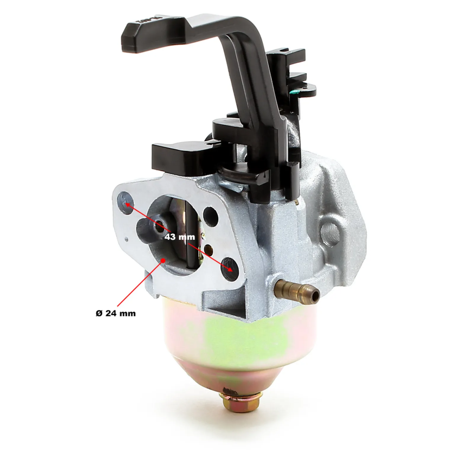 LIFAN Ersatzteil für 6,5 PS Benzinmotor Vergaser ohne Benzinhahn, leistungsstarker 4-Takt Motor, Benzin Motor Hubraum 196 ccm E10 kompatibel