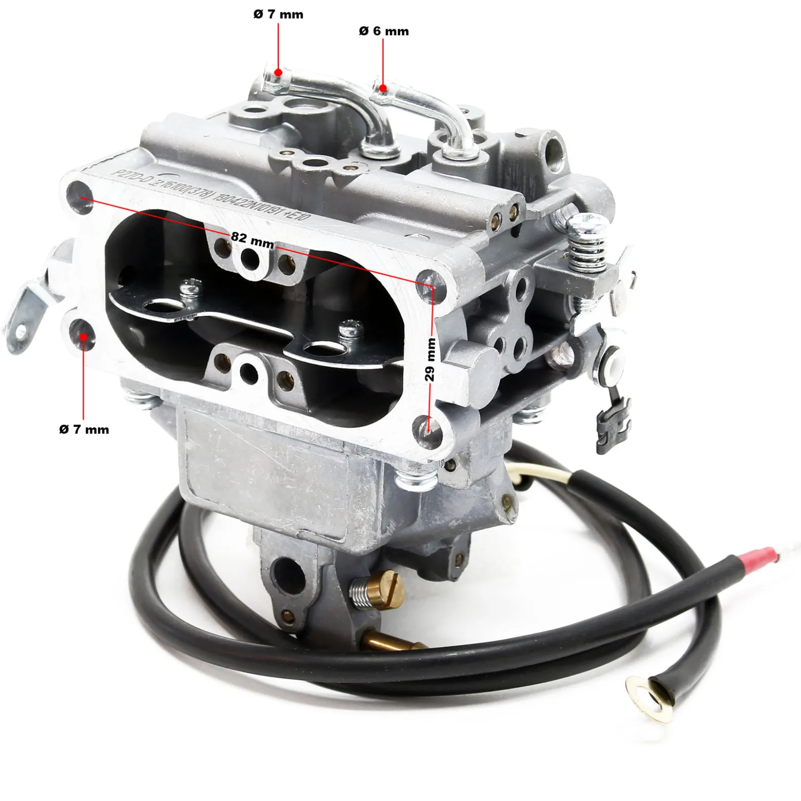 LIFAN Ersatzteil für 20,4 PS Benzinmotor Vergaser, leistungsstarker 4-Takt Motor, Benzin Motor luftgekühlt, Go-Kart Motor mit OHV-Ventilsteuerung