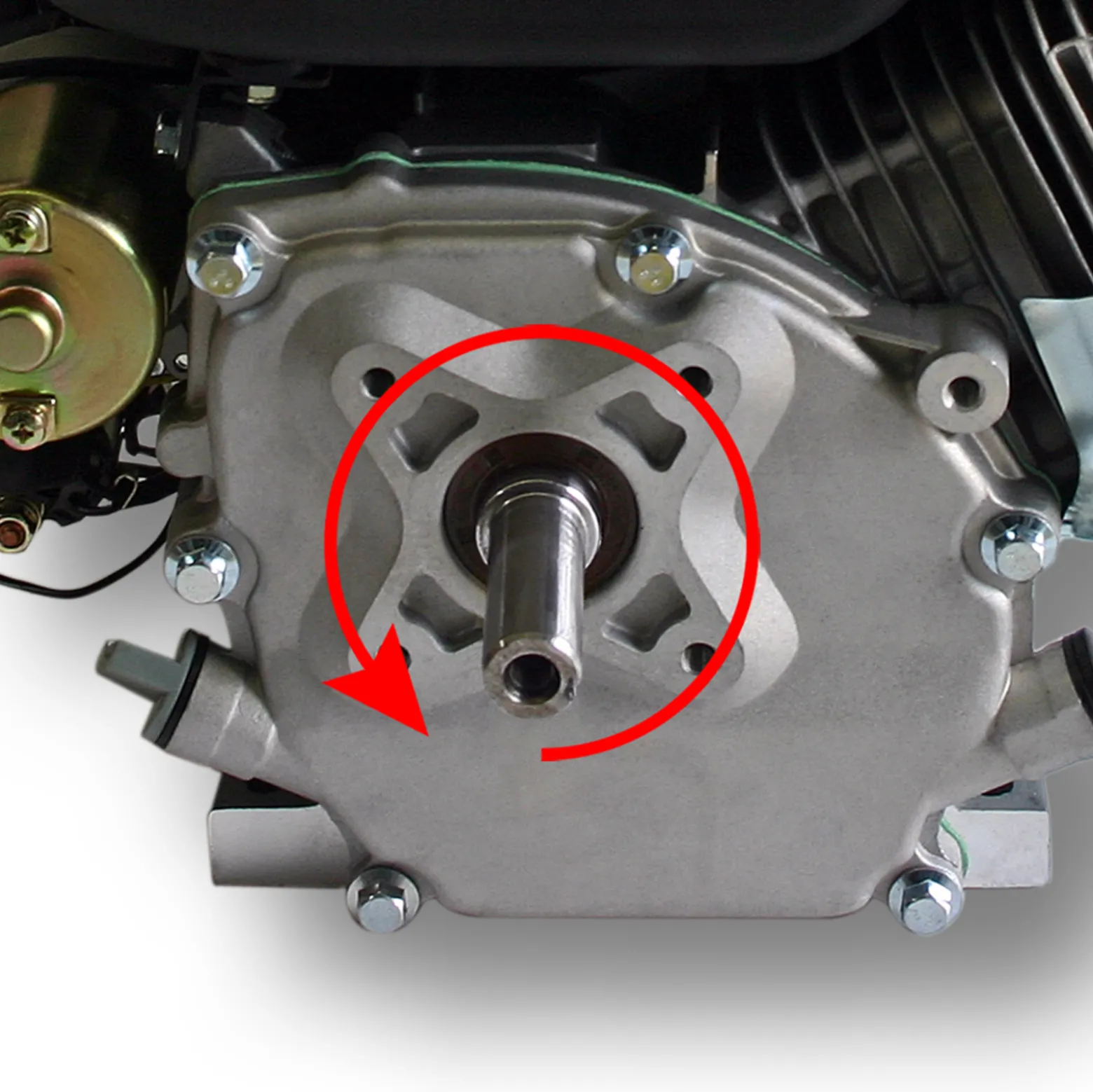 LIFAN 168 FD-2B E-Start Benzinmotor mit 6,5 PS Einzylinder für Kleinmaschinen & Karts, luftgekühlter 4-Takt Motor mit 19,05 mm Kurbelwelle, OHV-Ventilsteuerung & 196 cc Hubraum