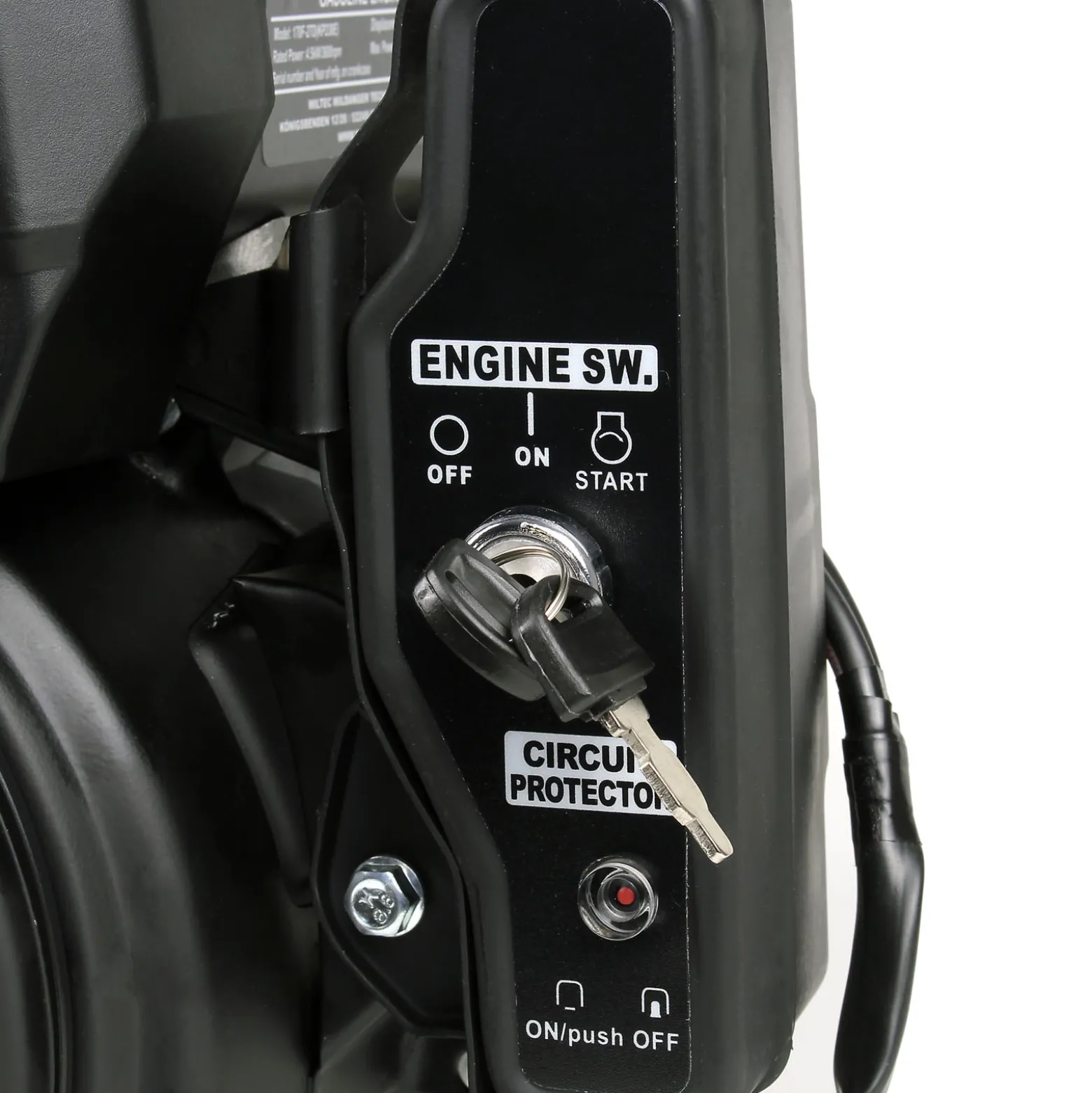 LIFAN KP230E E-Start Benzinmotor mit 6,5 PS Einzylinder für Rüttelplatten und Baumaschinen, luftgekühlter 4-Takt Motor mit 20 mm Kurbelwelle, OHV-Ventilsteuerung & 223 cc Hubraum