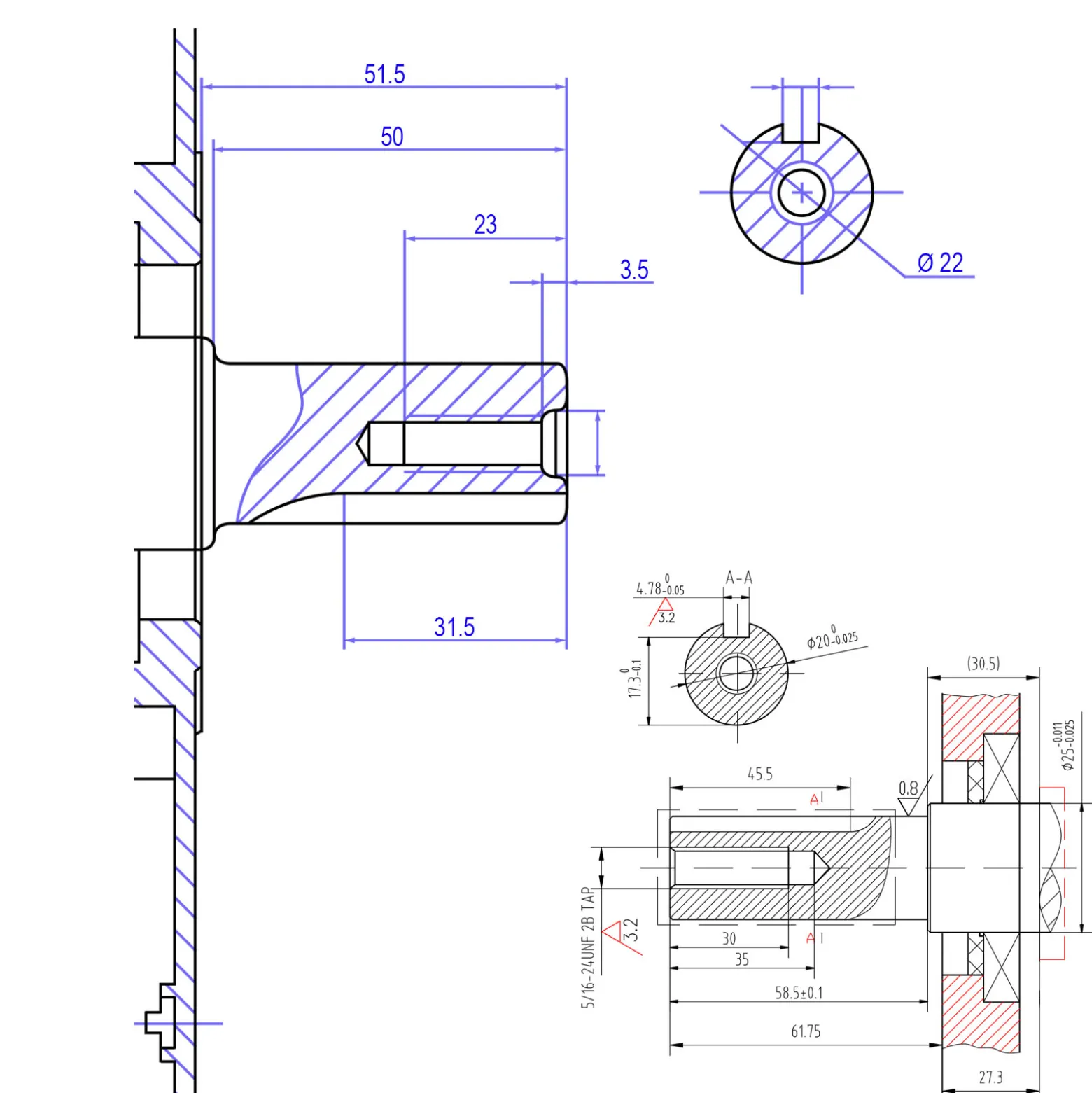 LIFAN KP230-R Benzinmotor mit 6,5 PS Einzylinder für Rüttelplatten und Baumaschinen, luftgekühlter 4-Takt Motor mit 22 mm Kurbelwelle, OHV-Ventilsteuerung & 223 cc Hubraum