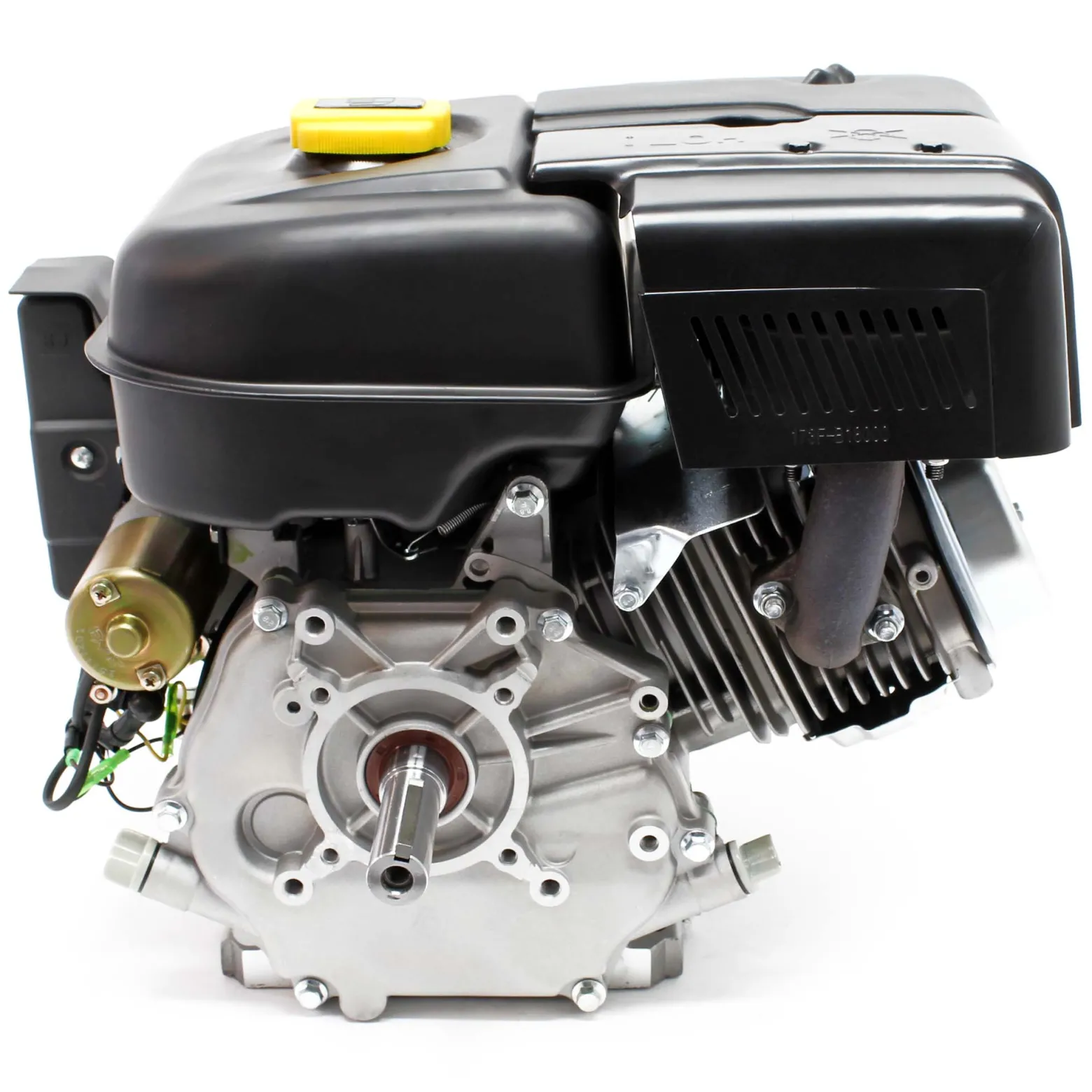 LIFAN 177 6,6 kW (9 PS) Einzylinder Benzinmotor mit Seilzug- und E-Start für Kleinmaschinen & Karts, luftgekühlter 4-Takt Motor mit 25,4 mm Kurbelwelle, OHV-Ventilsteuerung & 270 cc Hubraum
