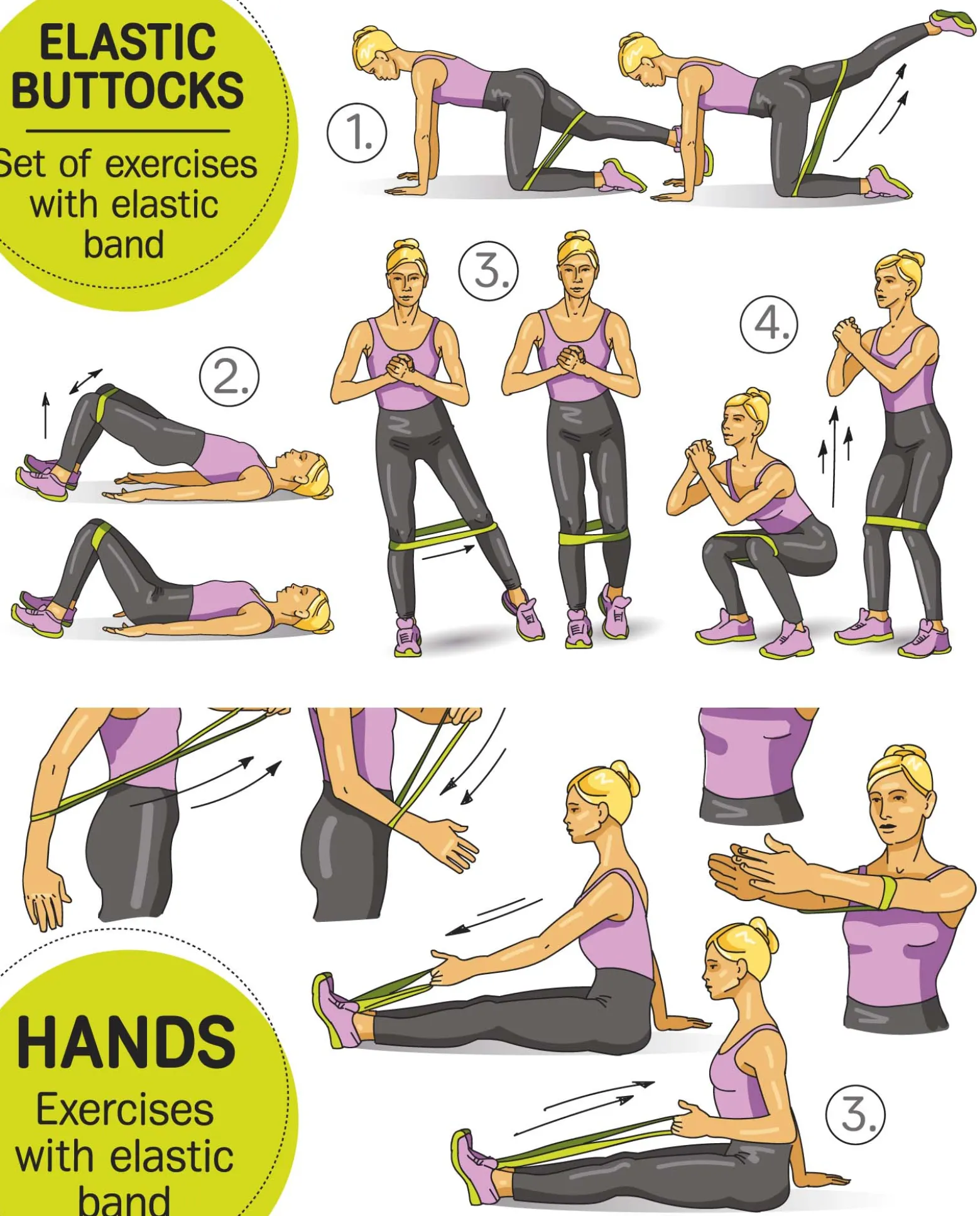 LUXTRI Fitnessbänder Set mit 3 Widerstandsstufen aus 100% Latex Loop Band Widerstandsbänder für verschiedene Übungen Gymnastikbänder Resistance Bands Fitness Sport Band Gummiband Trainingsband