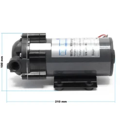 Naturewater Druckerhöhungspumpe 400 GPD (1514 l), Booster Pumpe 96 W für Umkehrosmoseanlage, Wasser Eingangsdruck 2 bar auf Ausgangsdruck 5 bar