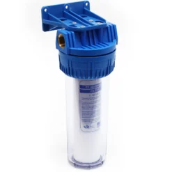 Naturewater NW-BR10A 1 Stufen Wasserfilter, 5 µ, 20,67 mm (1/2") Filtereinsatz, Ø60 mm PP Kartusche, Filter Wandhalterung, Filterschlüssel, Sedimentfilter