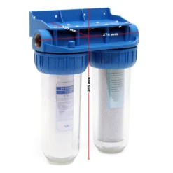 Naturewater NW-BR10B3 2 Stufen Wasserfilter Doppelfilter, 5 µ, 26,16 mm (3/4