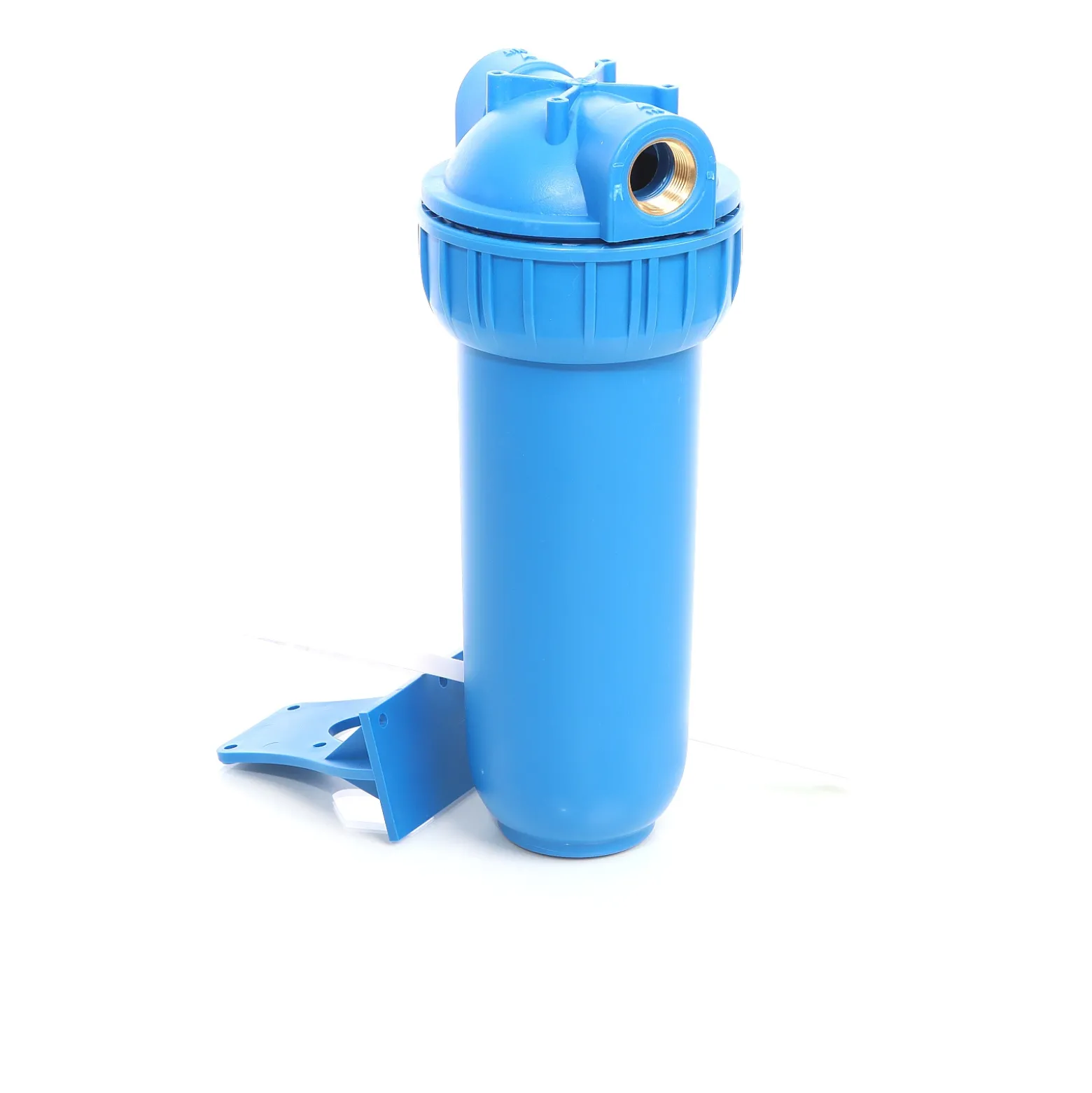 Naturewater NW-BR10B1 1 Stufen Wasserfilter, 5 µ, 26,16 mm (3/4") Filtereinsatz, Ø60 mm PP Kartusche, Filter Wandhalterung, Filterschlüssel, Sedimentfilter