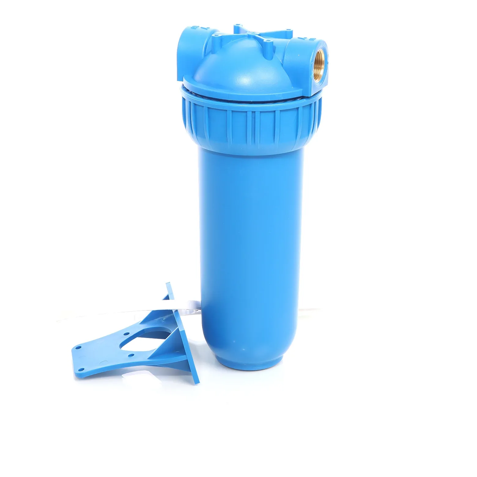 Naturewater NW-BR10B1 1 Stufen Wasserfilter, 5 µ, 26,16 mm (3/4") Filtereinsatz, Ø60 mm PP Kartusche, Filter Wandhalterung, Filterschlüssel, Sedimentfilter