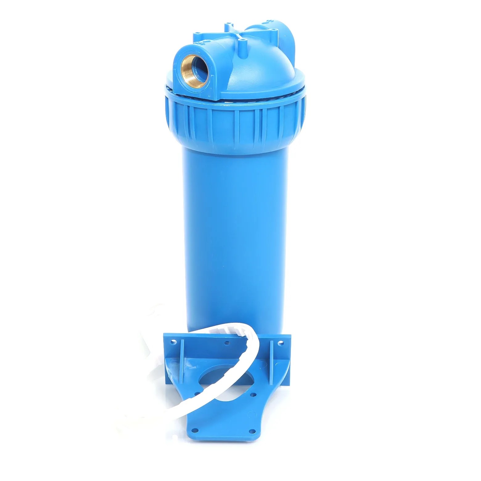 Naturewater NW-BR10B1 1 Stufen Wasserfilter, 5 µ, 26,16 mm (3/4") Filtereinsatz, Ø60 mm PP Kartusche, Filter Wandhalterung, Filterschlüssel, Sedimentfilter