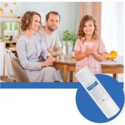 Naturewater Sedimentfilter 1 µ Kartusche 254 mm (10 Zoll) PP, Wasserfilter Ersatzkartusche für Umkehrosmoseanlage, Filterpatrone für Trinkwasser Hauswasseranlage