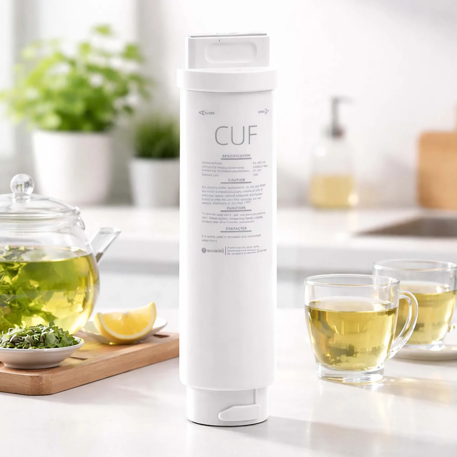 Naturewater T04 Kompakter 3 in 1 Filterkartusche, mit PP Sedimentfilter, Aktivkohle Filter und Ultrafilter, Trinkwasserfilter Wasserfilter