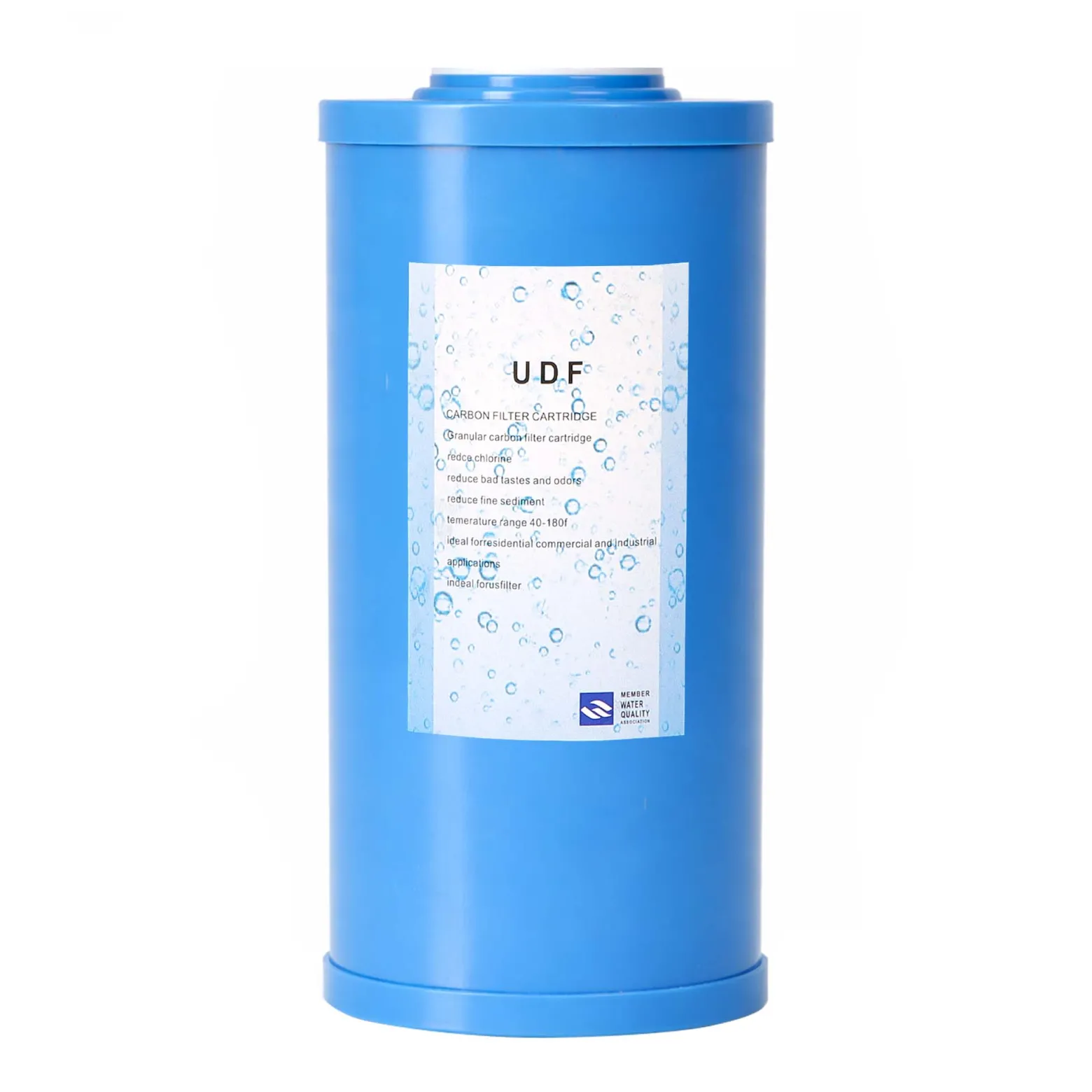 Naturewater UDF-10L Aktivkohle Granulat Filter Big Blue 10 Zoll (254 mm) 5 µ Ersatz Wasserfilter, Umkehrosmose Filter, Ersatz Filterkartusche