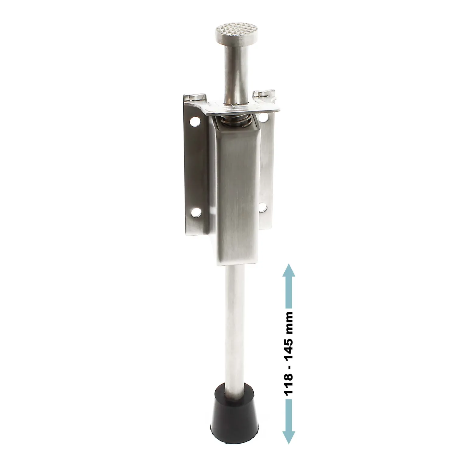 Pedal Türstopper 118-146 mm Edelstahl Türfeststeller Bodentürstopper Türbremse