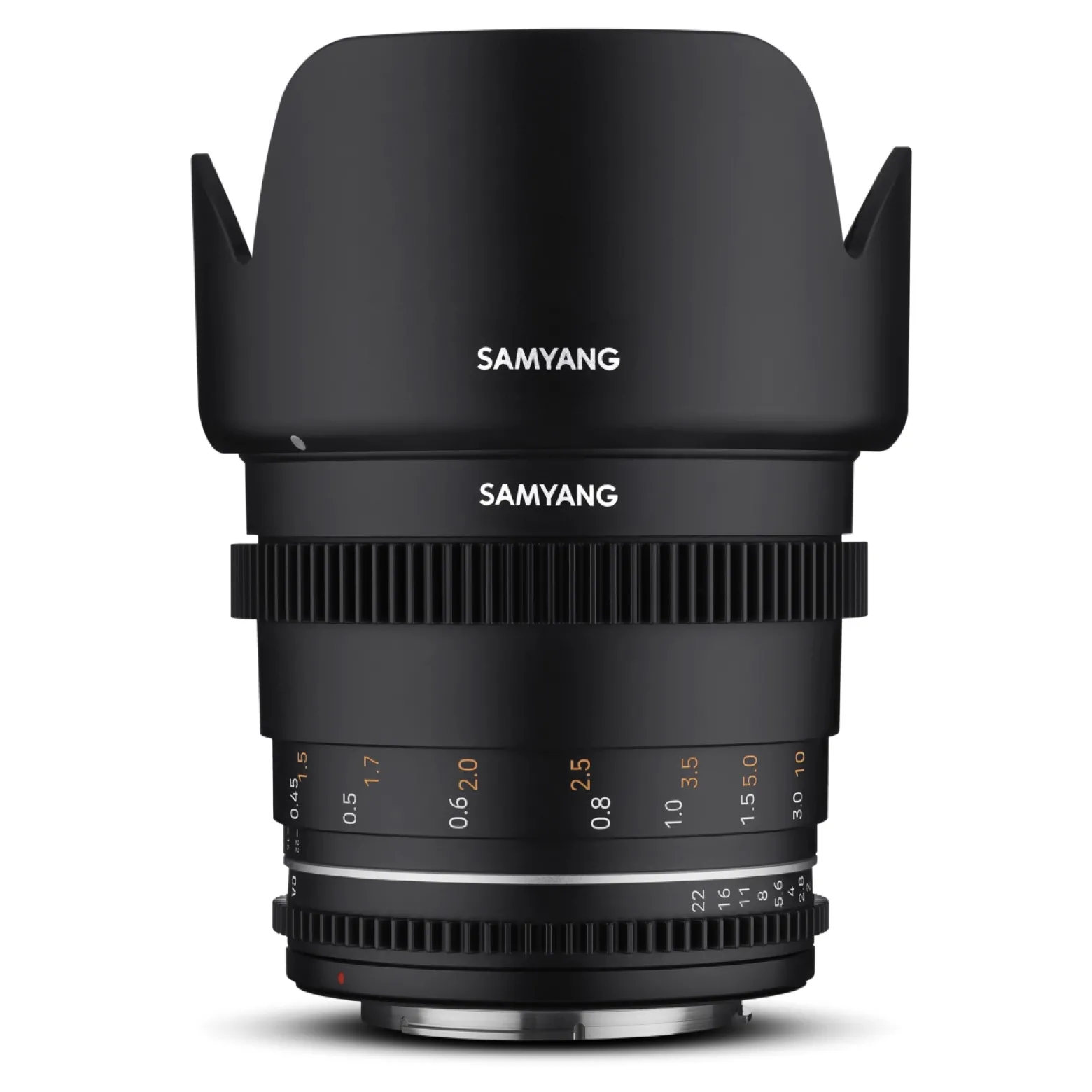 Samyang Normal Cine- und Video Objektiv MF 50mm T1,5 VDSLR MK2 – lichtstark T1,5 kompatibel mit Sony E Mount, 50 mm Festbrennweite, Follow Focus Zahnkränze Vollformat und APS-C, 8K Auflösung