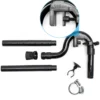 SunSun Auslass Set Ersatzteil Set für HW-304 Aquarium Außenfilter – mit Auslassbogenrohr 180° Winkel, Fixierungsklemme, Düsenrohr, Düse, Saughalter, Schlauchschelle für Aquaristik