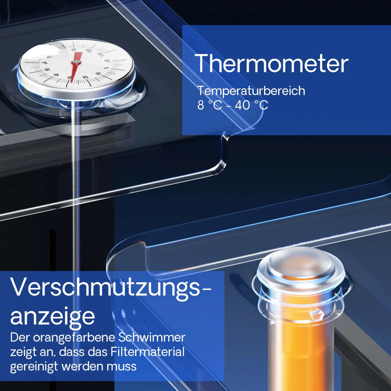 SunSun Bio CBF-350B Teichfilter bis 60000L Teichvolumen max. 10000L/h 2-Kammer Durchlauffilter Modulteichfilter Teich Filter Biofilter