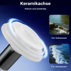 SunSun CET-35000 SuperECO Teichpumpe 32.000 l/h / 450 W, energiesparende Filterpumpe, Bachlaufpumpe für Koiteiche, Umwälzpumpe, Gartenteichpumpe