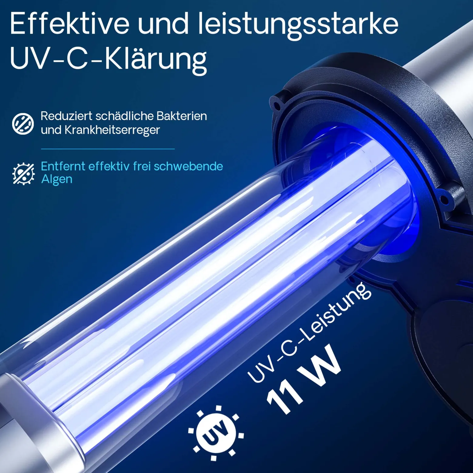 SunSun CPA-10000 Druckteichfilter 10.000 l/h / 11 W UVC Einheit, Teichdruckfilter für Teiche bis 12.000 Liter, Teichklärer, Filteranlage