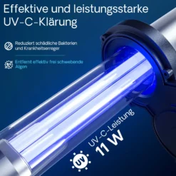 SunSun CPA-5000 Druckteichfilter 8000 l/h / 11 W UVC Einheit ,Teichdruckfilter für Teiche bis 8000 Liter, Teichklärer, Filteranlage