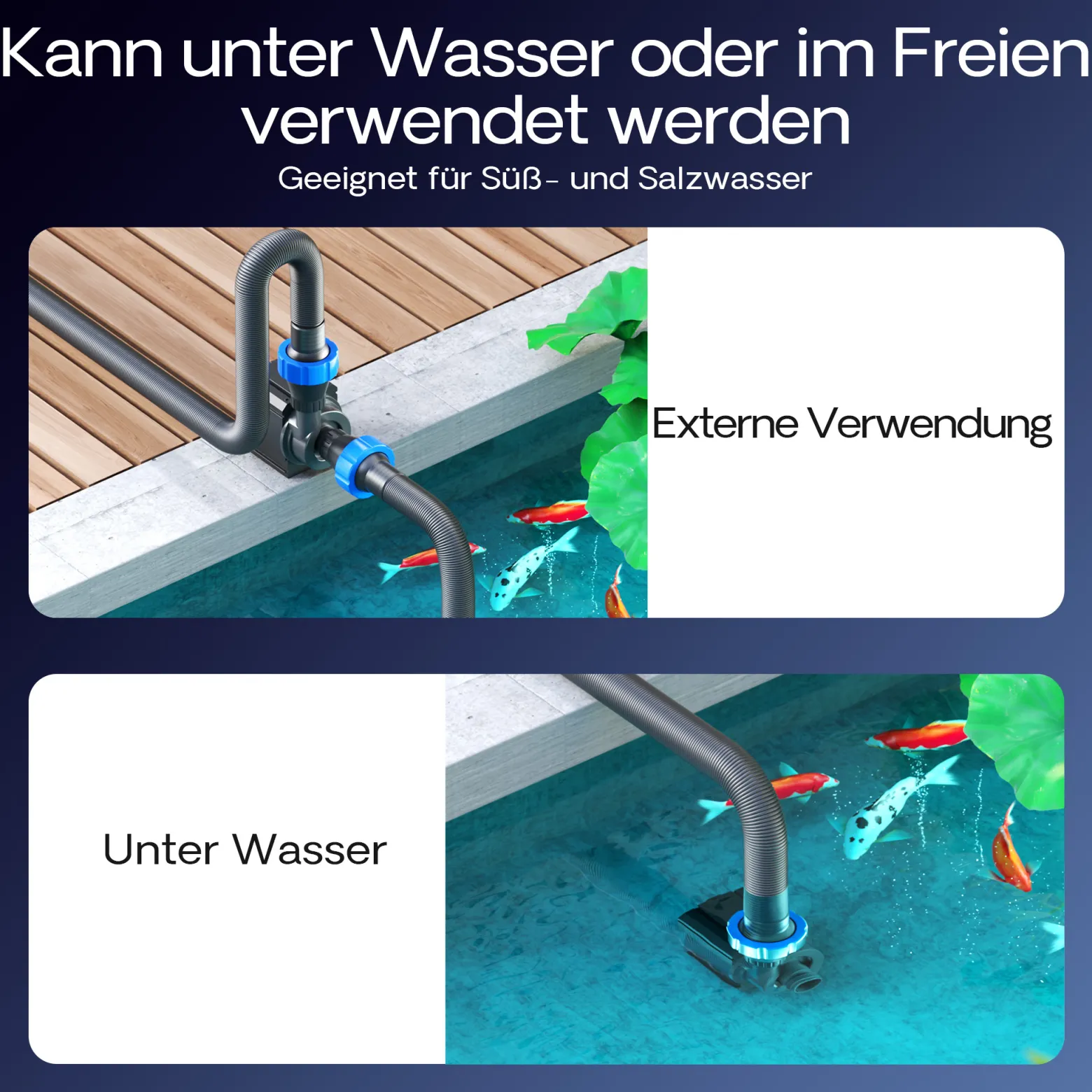 SunSun CTM-4800 SuperECO Teichpumpe 4500 l/h / 30 W, energiesparende Filterpumpe, Bachlaufpumpe für Koiteiche, Umwälzpumpe, Gartenteichpumpe
