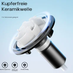 SunSun CTP-5000 SuperECO Teichpumpe 5000 l/h / 30 W, energiesparende Filterpumpe, Bachlaufpumpe für Koiteiche, Umwälzpumpe, Gartenteichpumpe