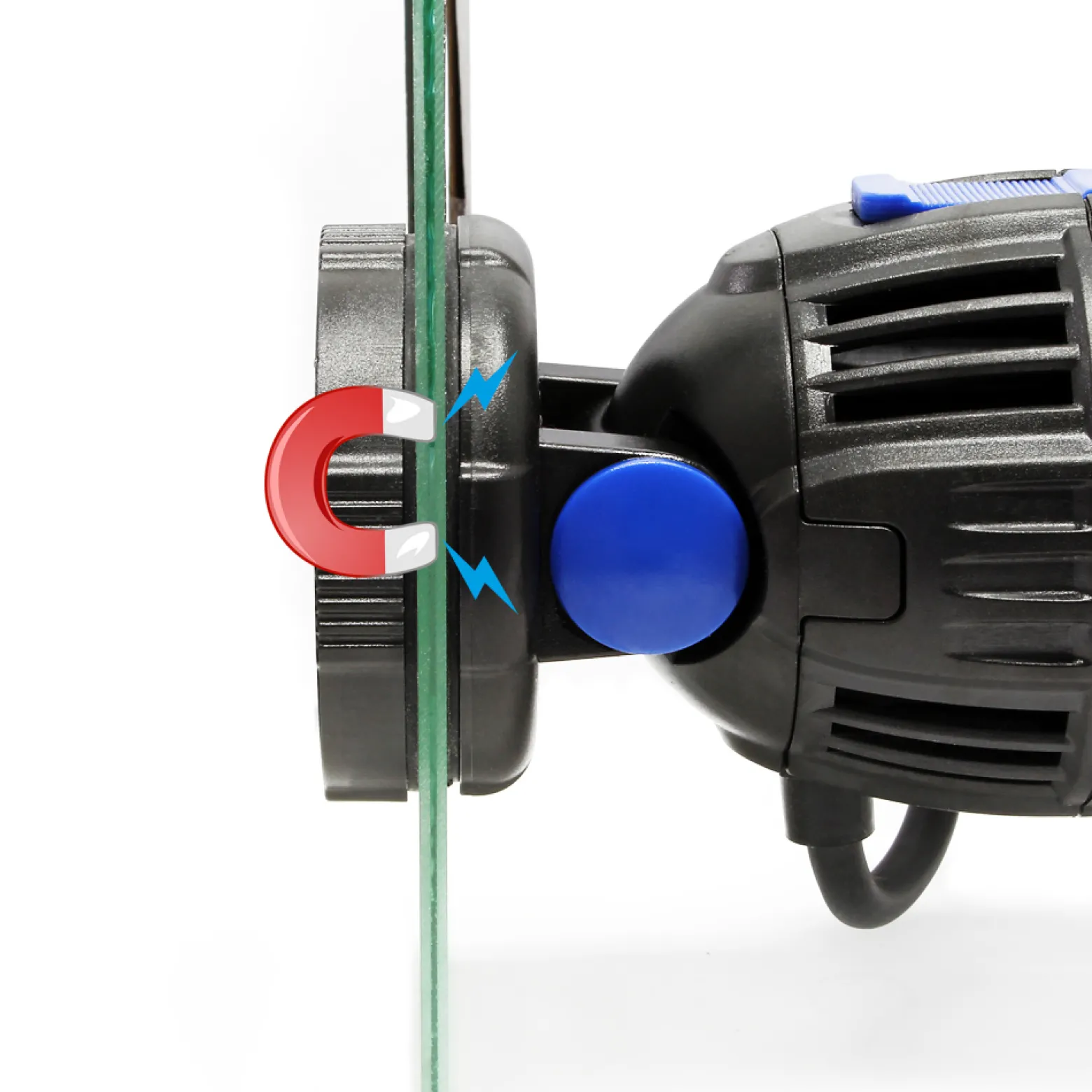SunSun CW-140 Strömungspumpe 1200-15000 l/h 40 W Aquarium Pumpe mit einstellbarer Wellenform, Wellenzyklus und Pumpleistung, mit Tag- und Nachmodus