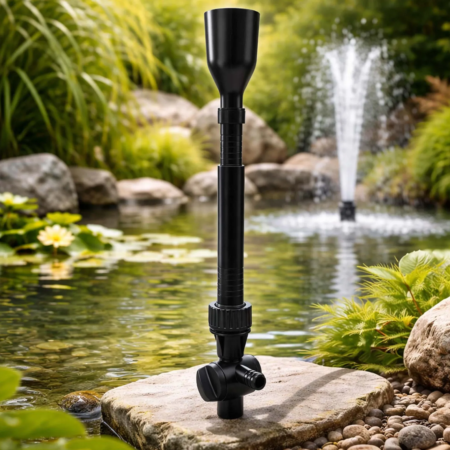 SunSun Ersatzteil für Aquariumpumpe JTP-Serie Aufsatz Set 2, Aufsatzset mit Springbrunnendüse für Teichpumpe, effiziente Aquariumpumpe