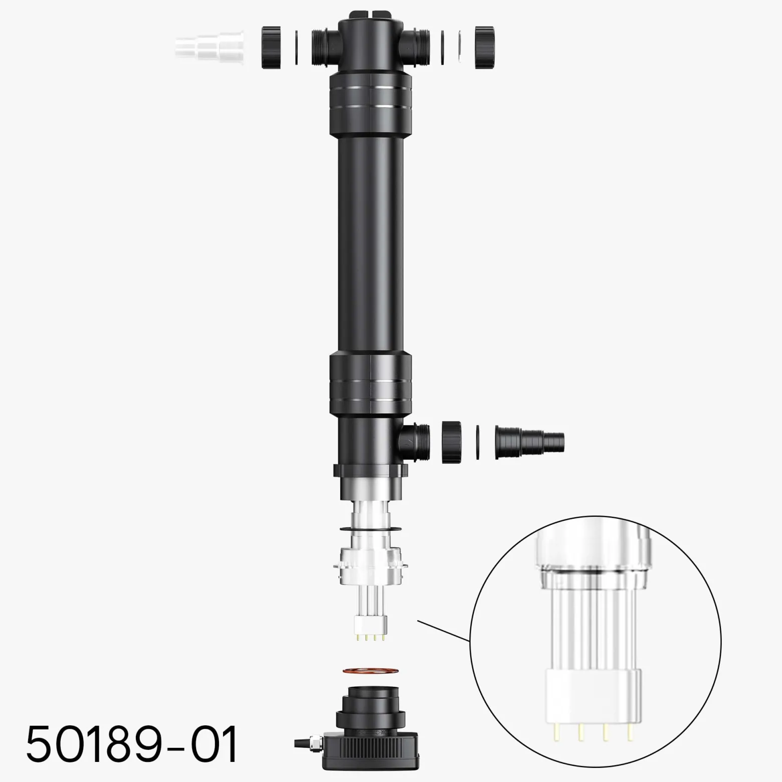 SunSun Ersatzteil für CUV-655 Teichklärer – UV-C Lampe – 55 W – für Teiche, UV Leuchtmittel, UVC Teichfilter Zubehör