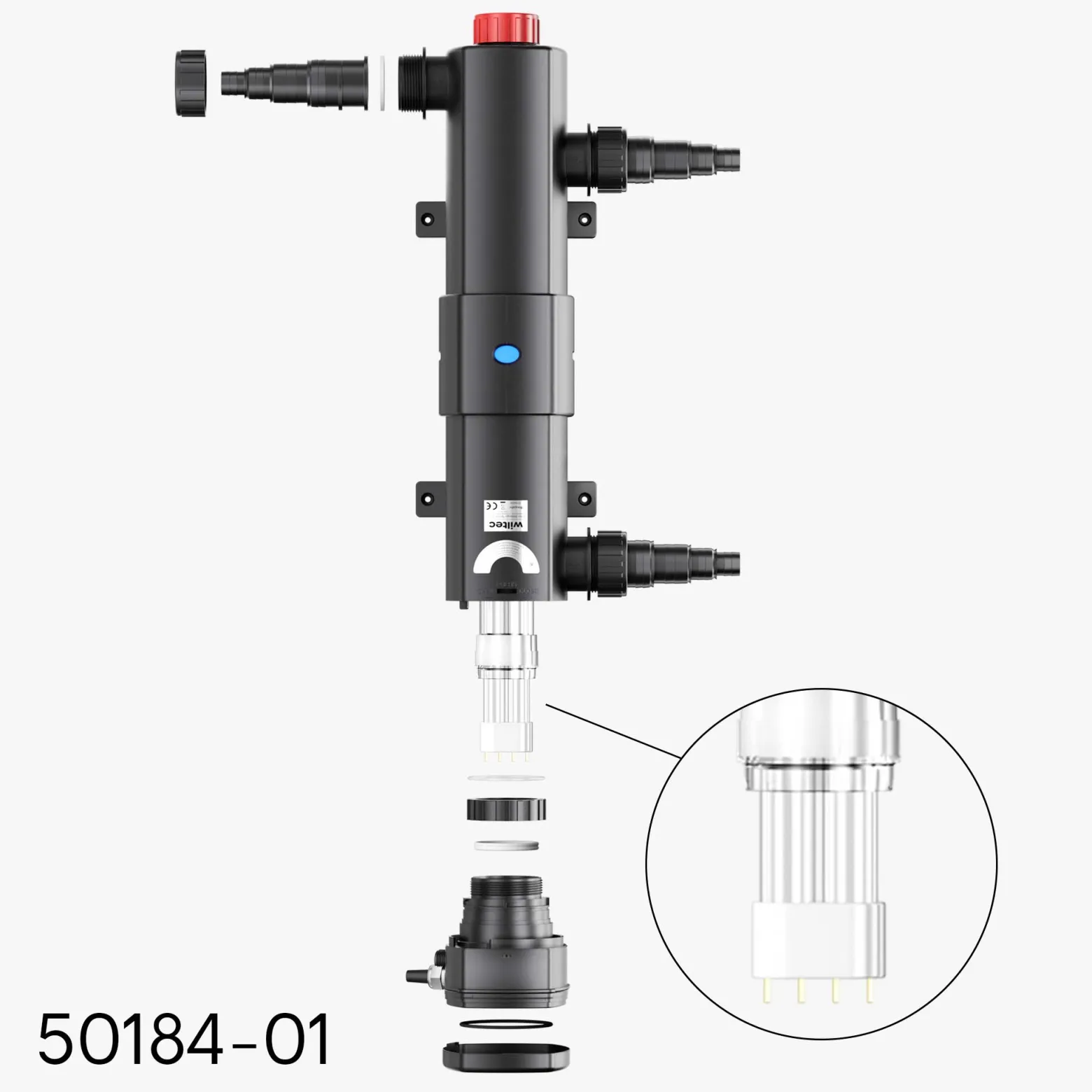 SunSun Ersatzteil für CUV-324 Teichklärer – UV-C Lampe – 24 W – für Teiche, UV Leuchtmittel, UVC Teichfilter Zubehör