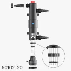 SunSun Ersatzteil für CUV-236 Teichklärer– Quarzglasfixierung C – für Teichfilter, für UV Leuchtmittel, UVC Klärer Zubehör