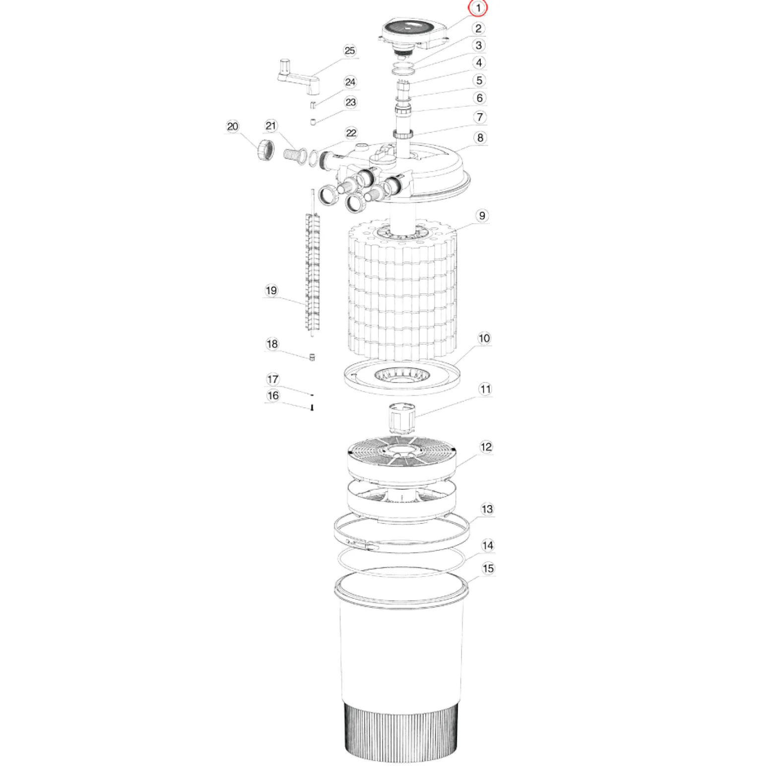 SunSun Ersatzteil für Druckteichfilter CPF-30000 Elektroanschluss-Einheit, Teichdruckfilter mit UVC-Lampe, 12000 l/h effiziente Teichfilteranlage