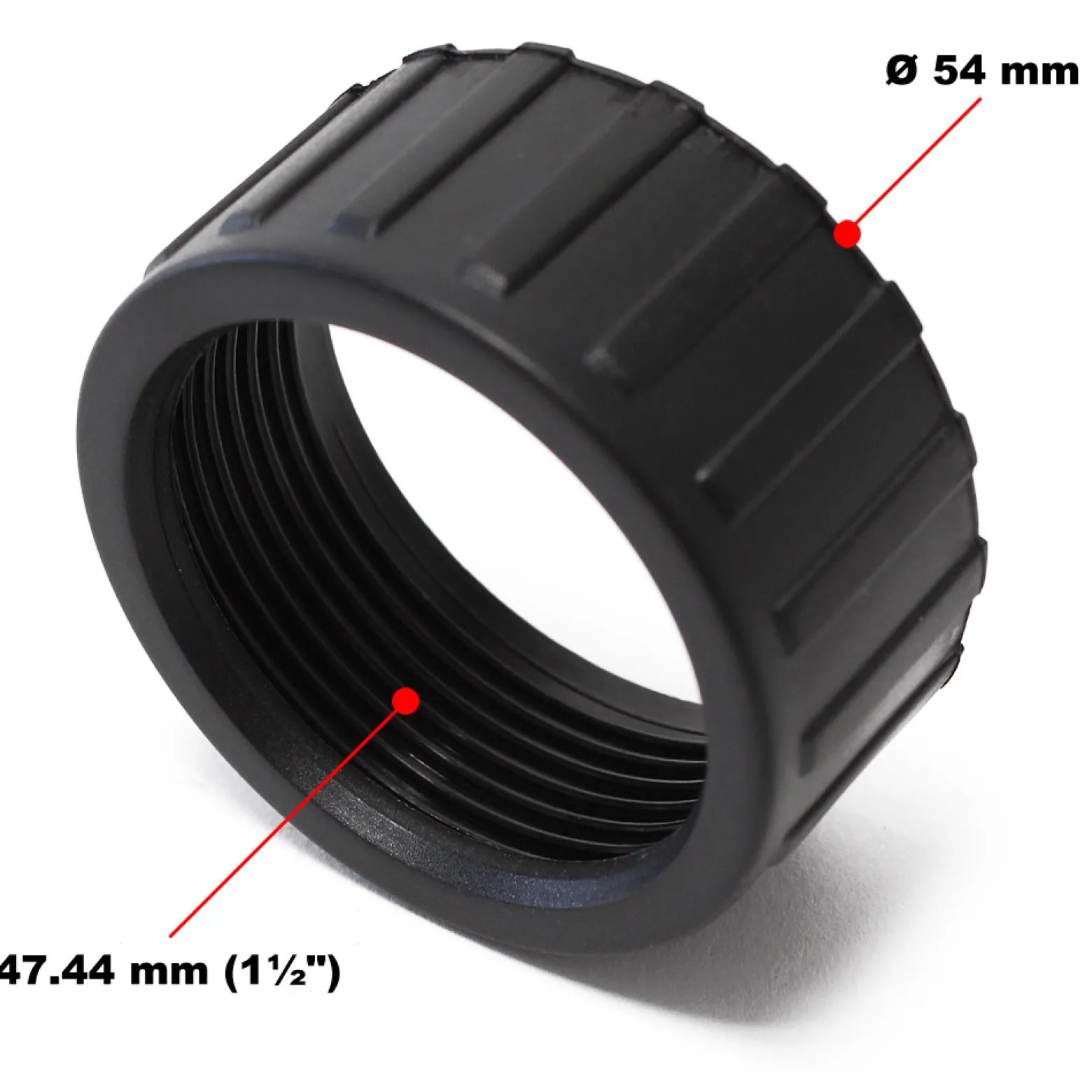 SunSun Ersatzteil für Druckteichfilter CPF-5000 Ein- und Ausgangsschraube, Teichdruckfilter UV-Lampe 18 W, Teichfilteranlage 10000 l/h