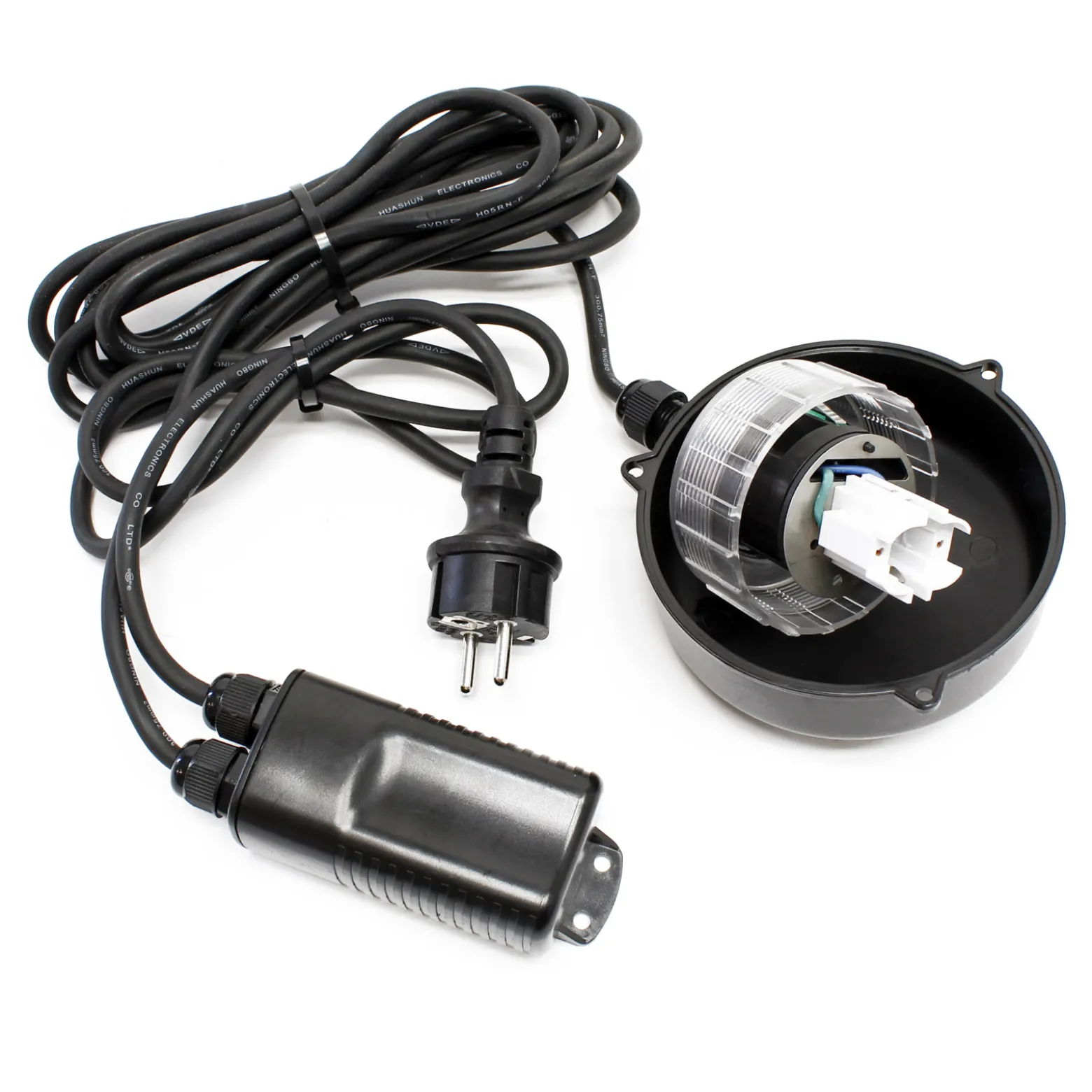 SunSun Ersatzteil für Druckteichfilter CPF-280 Elektroanschluss-Einheit, Teichdruckfilter UVC-Lampe 11 W, 9000 l/h Teichfilteranlage