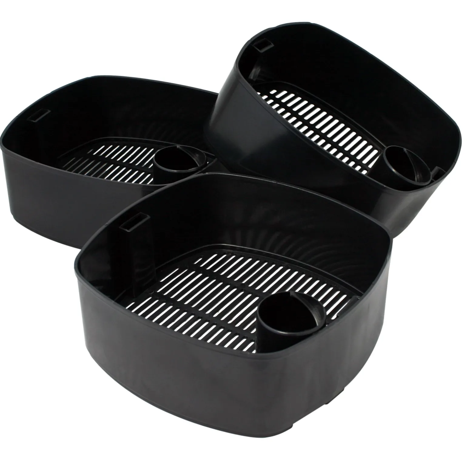 SunSun Ersatzteil für HW-303 Aquarium Außenfilter - 3 Filterkörbe Innen für Filtermedium, Ersatz Filterkorb für Auqarien, Filterbehälter für Aquaristik