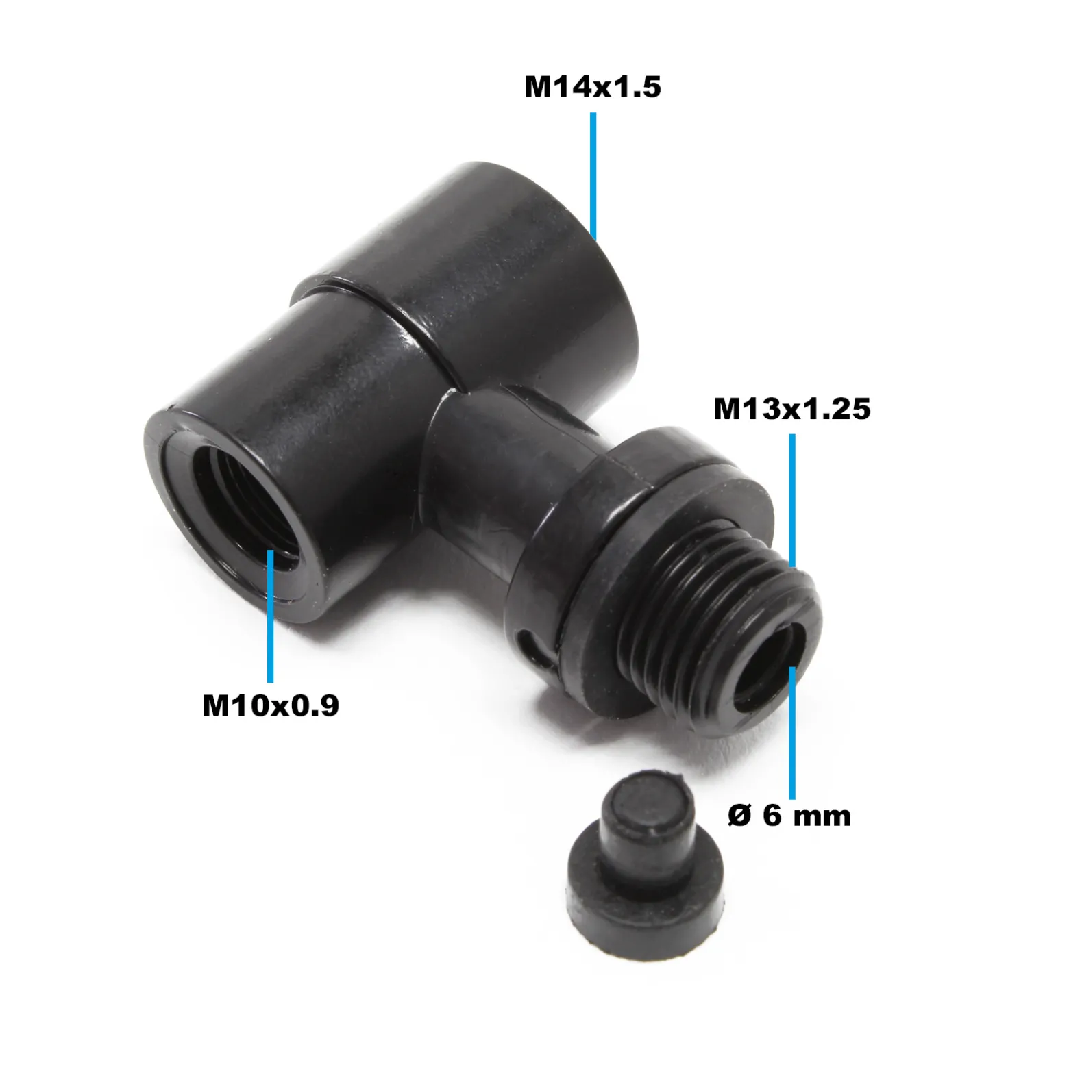 SunSun Ersatzteil für Sandfilteranlage T-Stück Verbinder für Manometer der Poolfilteranlage, 260 W Filteranlage, Sandfilterkessel für saubere Pools